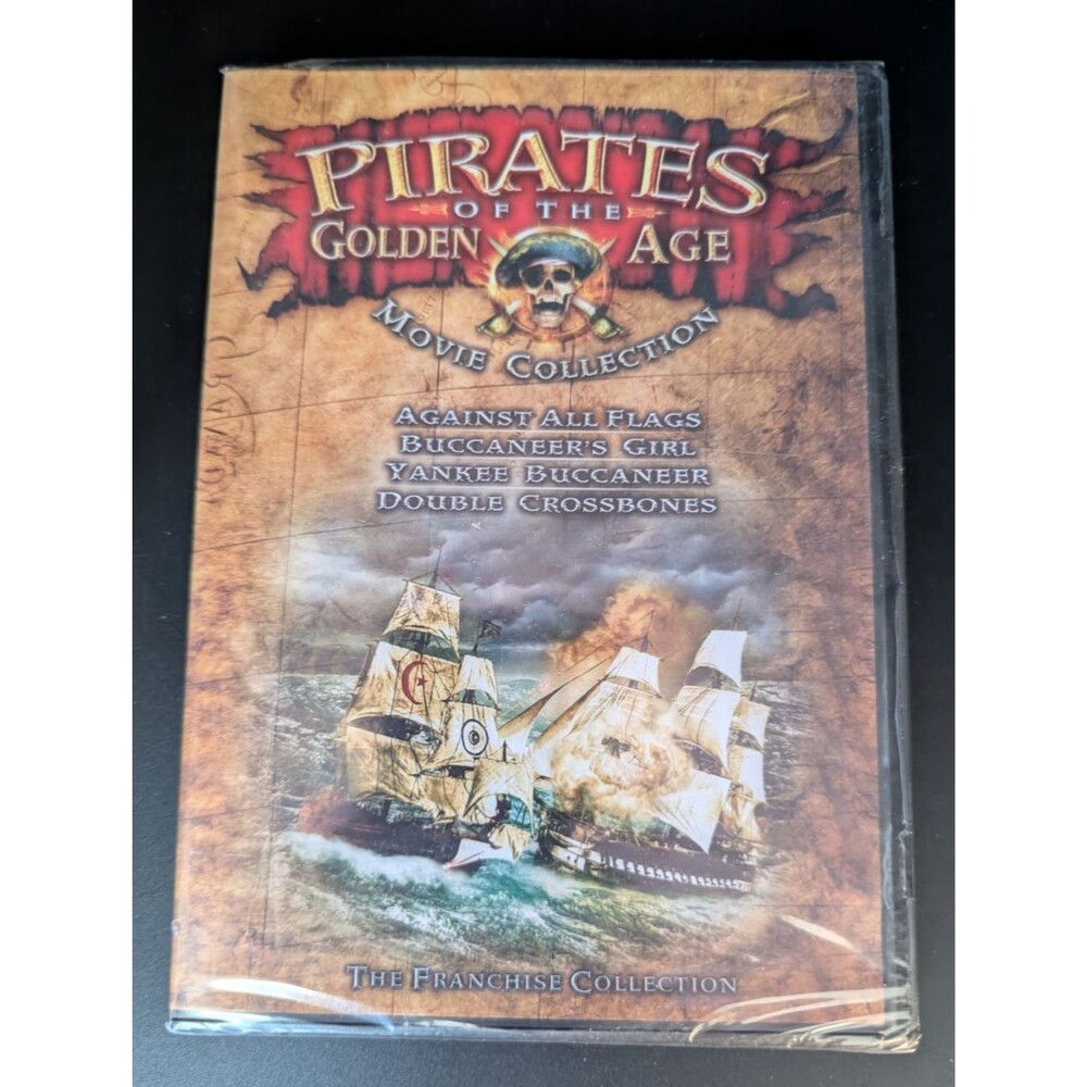 Pirates of the Golden Age 4-Movies 1950s Errol Flynn Yvonne DeCarlo Sealed NEW